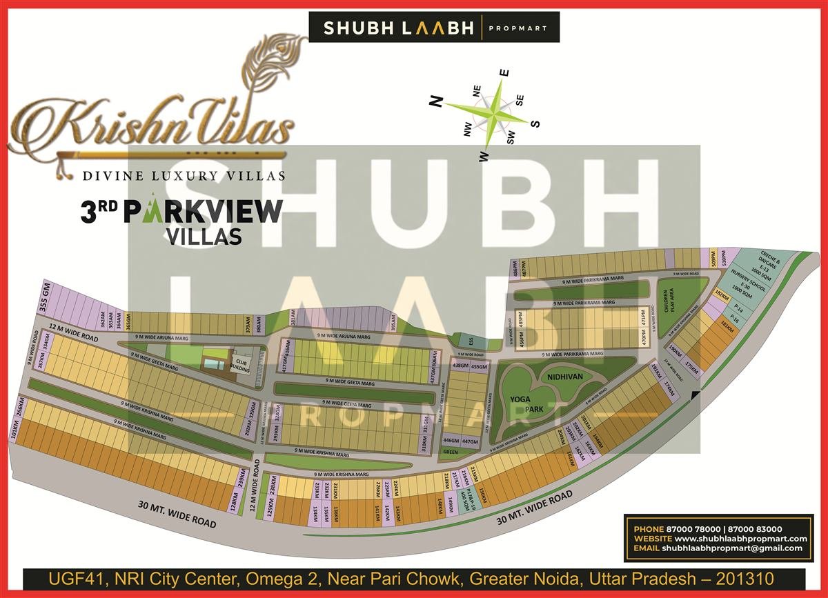 Gaur Yamuna City — 3rd Parkview Villas map