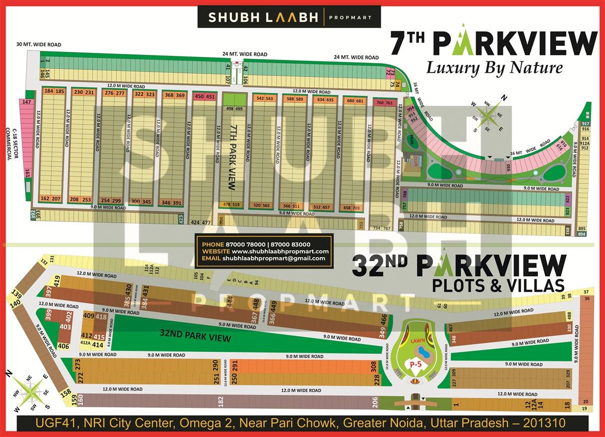 Gaur Yamuna City — 7th Parkview and 32 Parkview map