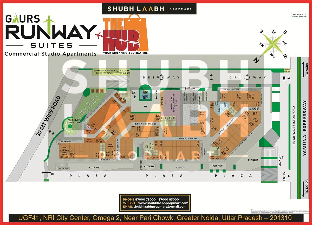 Gaur Yamuna City — Runway Hub map