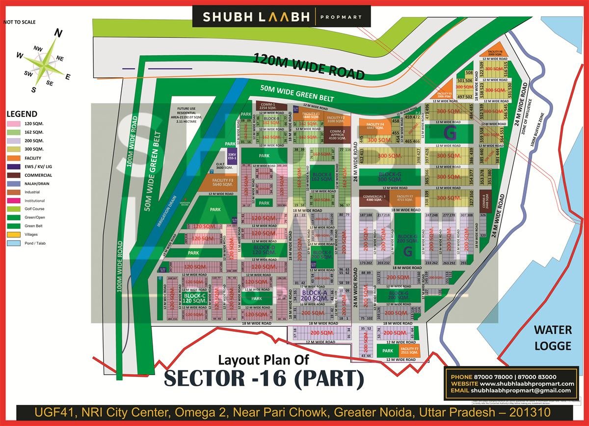 Sector 16 Part map