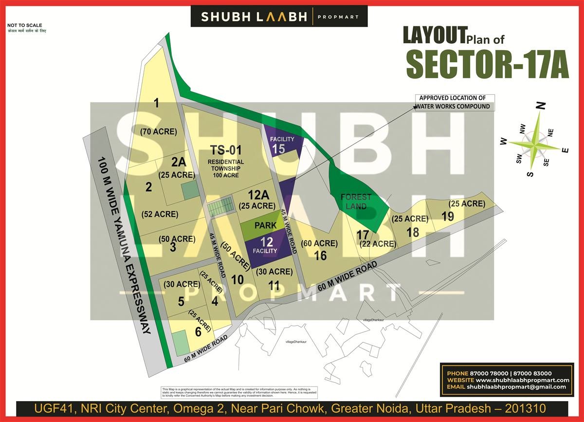 Sector 20 Pocket 17A map