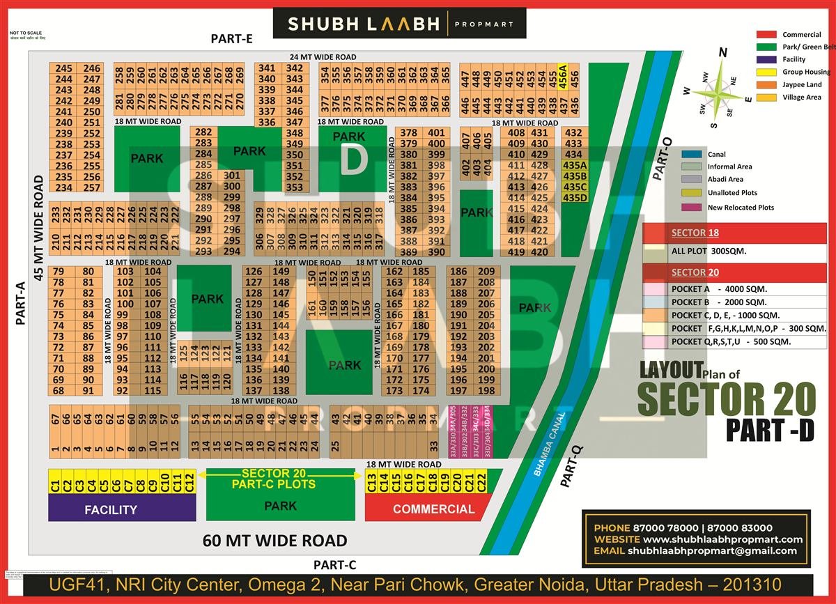 Sector 20 Pocket D map