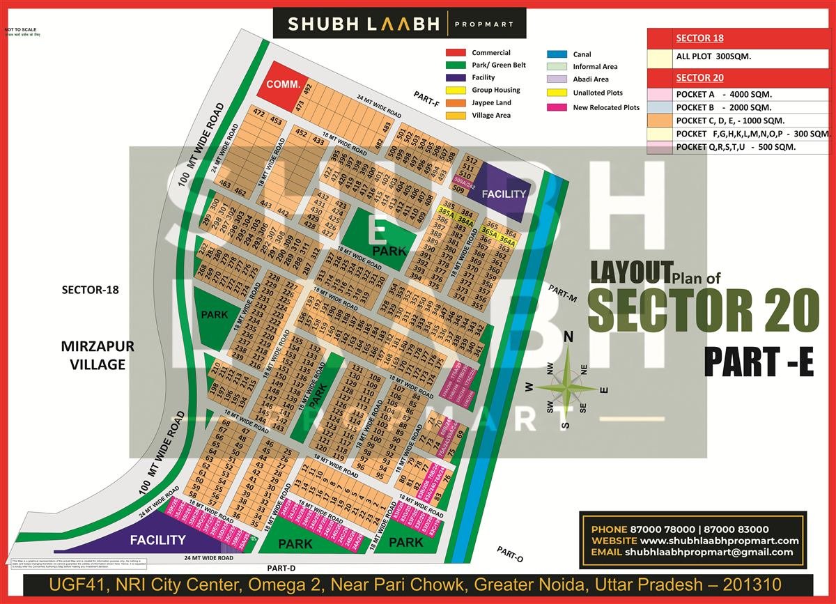 Sector 20 Pocket E map