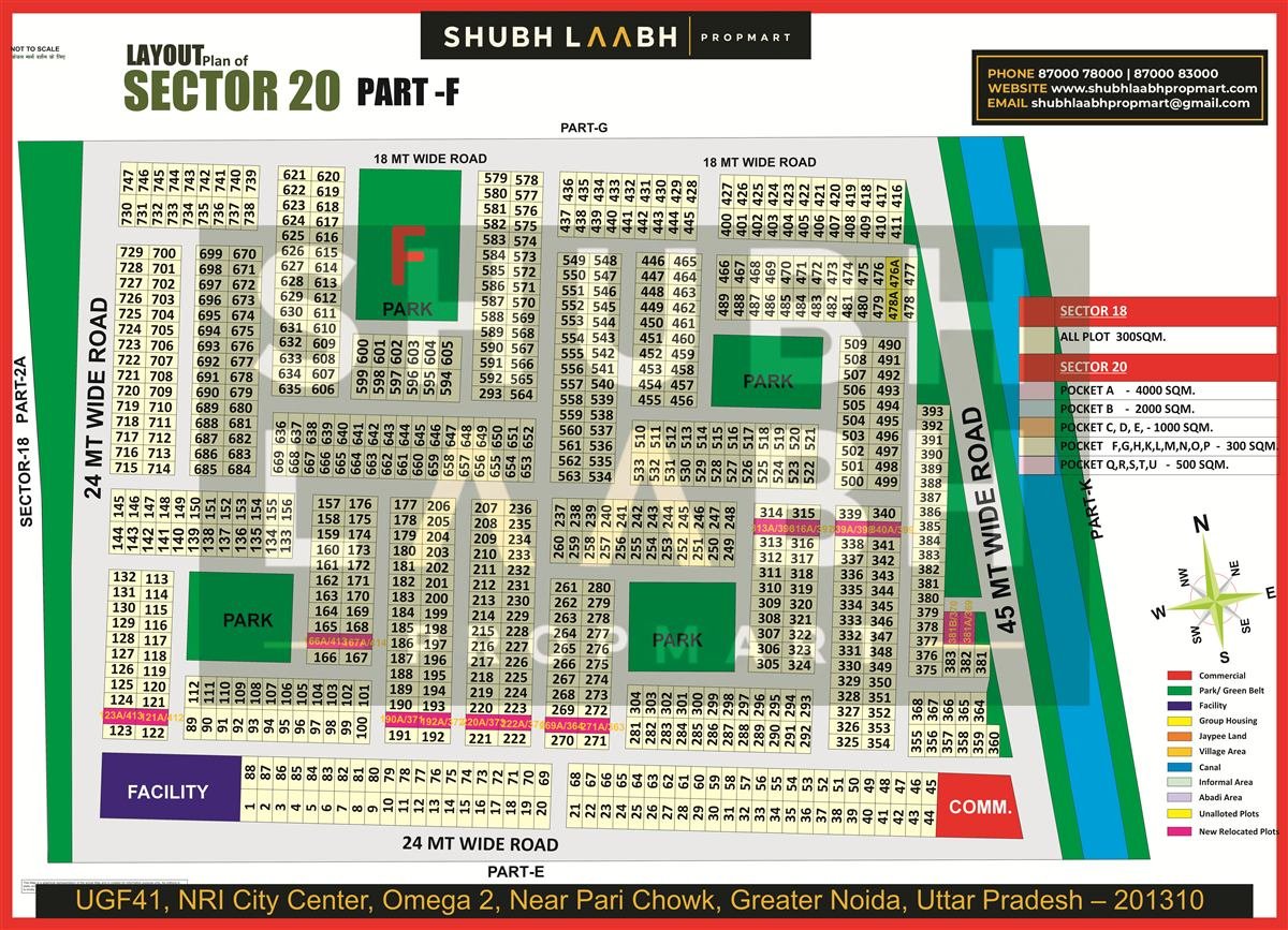 Sector 20 Pocket F map