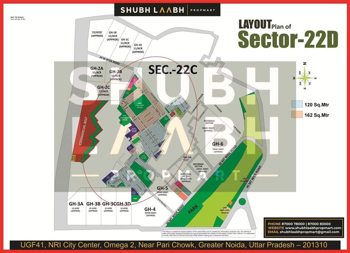 Sector 22D — Full Layout map