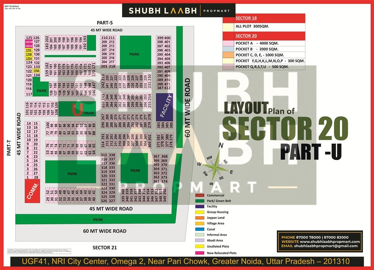 Sector 20 Pocket U map