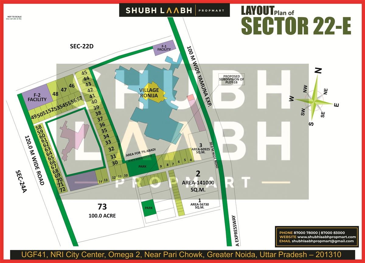 Sector 22E map