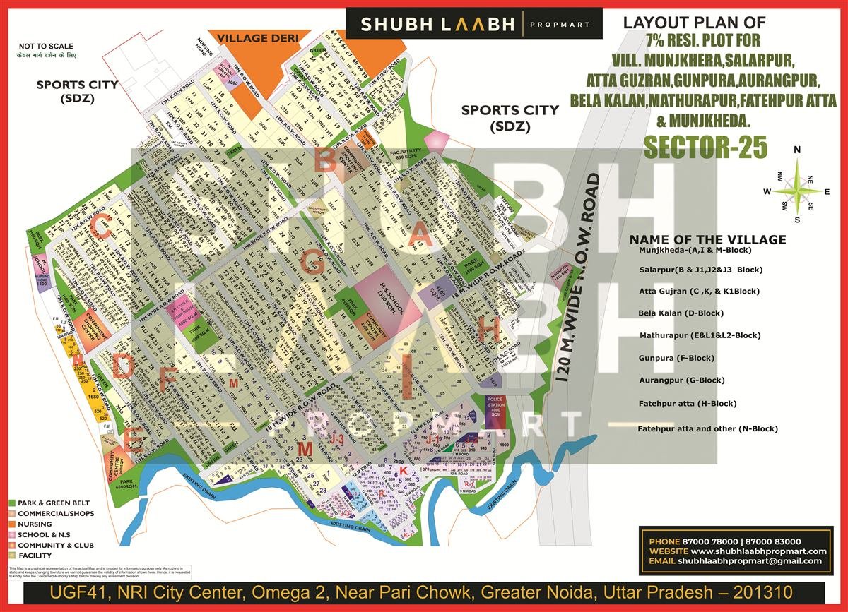 Sector 25 map